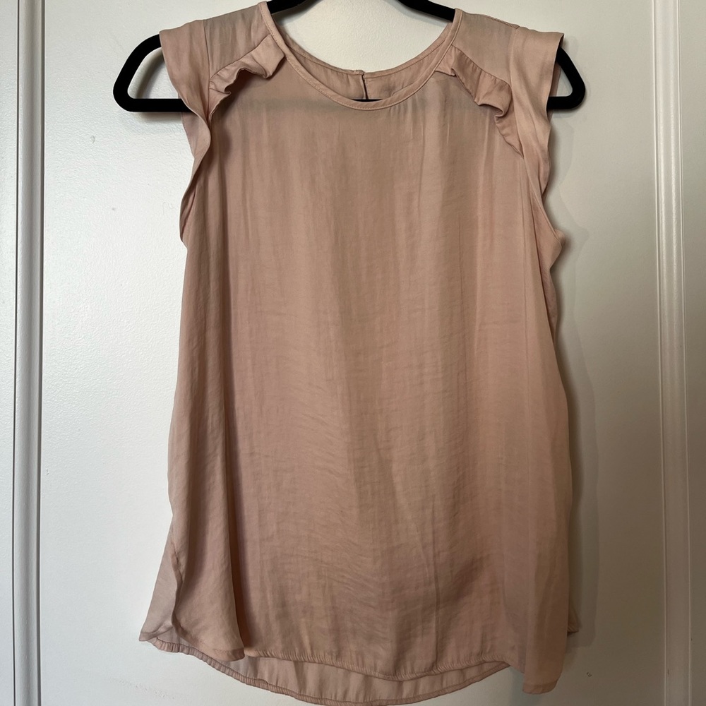 Silky Blush Loft Blouse